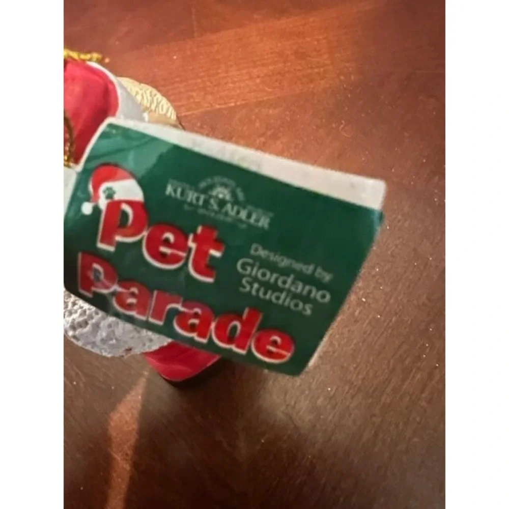Pug Dog In Santa Boot Christmas Ornament 4